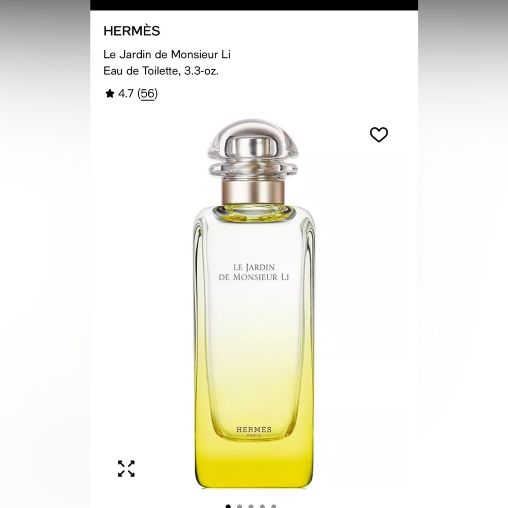 Hermes eau de toilette